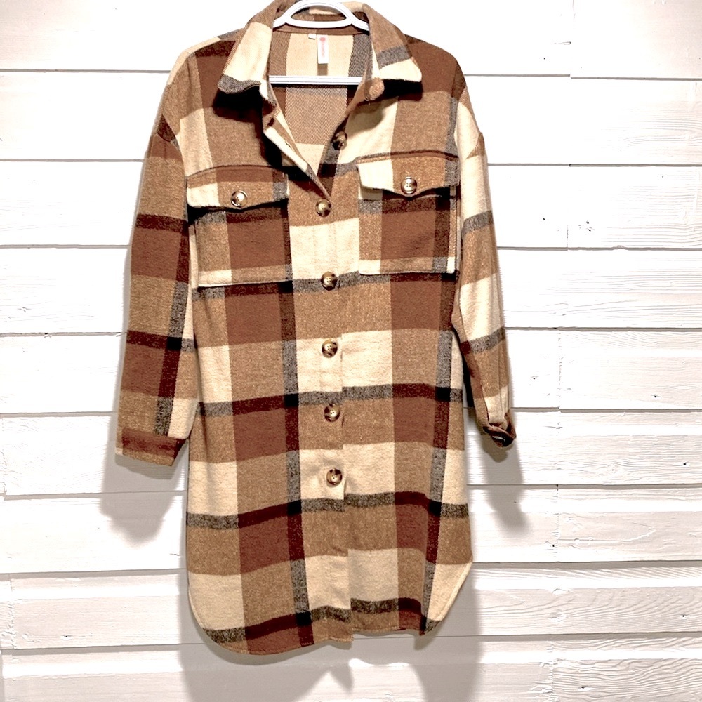 Fashions Plaid Shacket